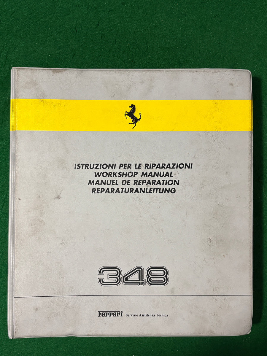 Ferrari 348 tb & ts Workshop Manual (604/90) – Albaco Collectibles