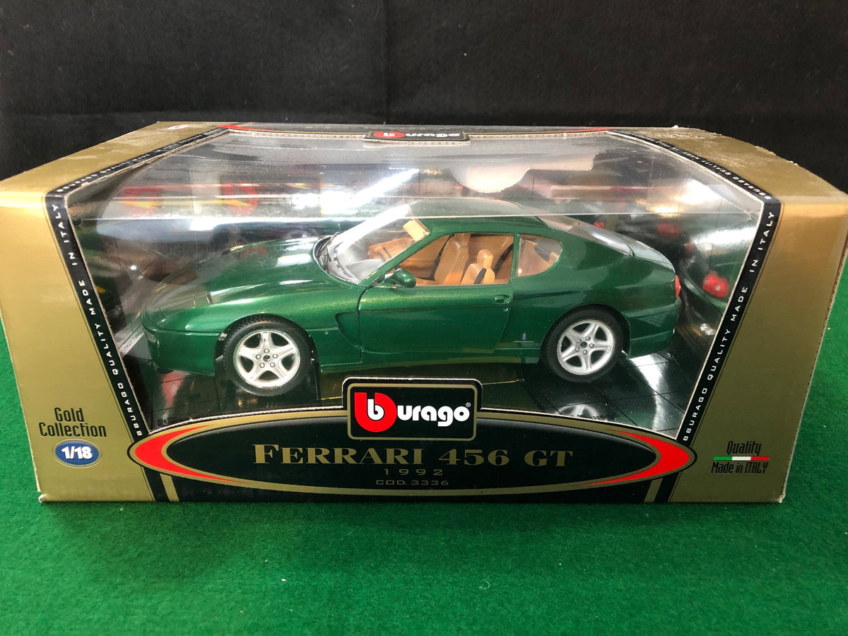 Ferrari 456 GT Metallic Green by BBurago 1:18 – Albaco Collectibles