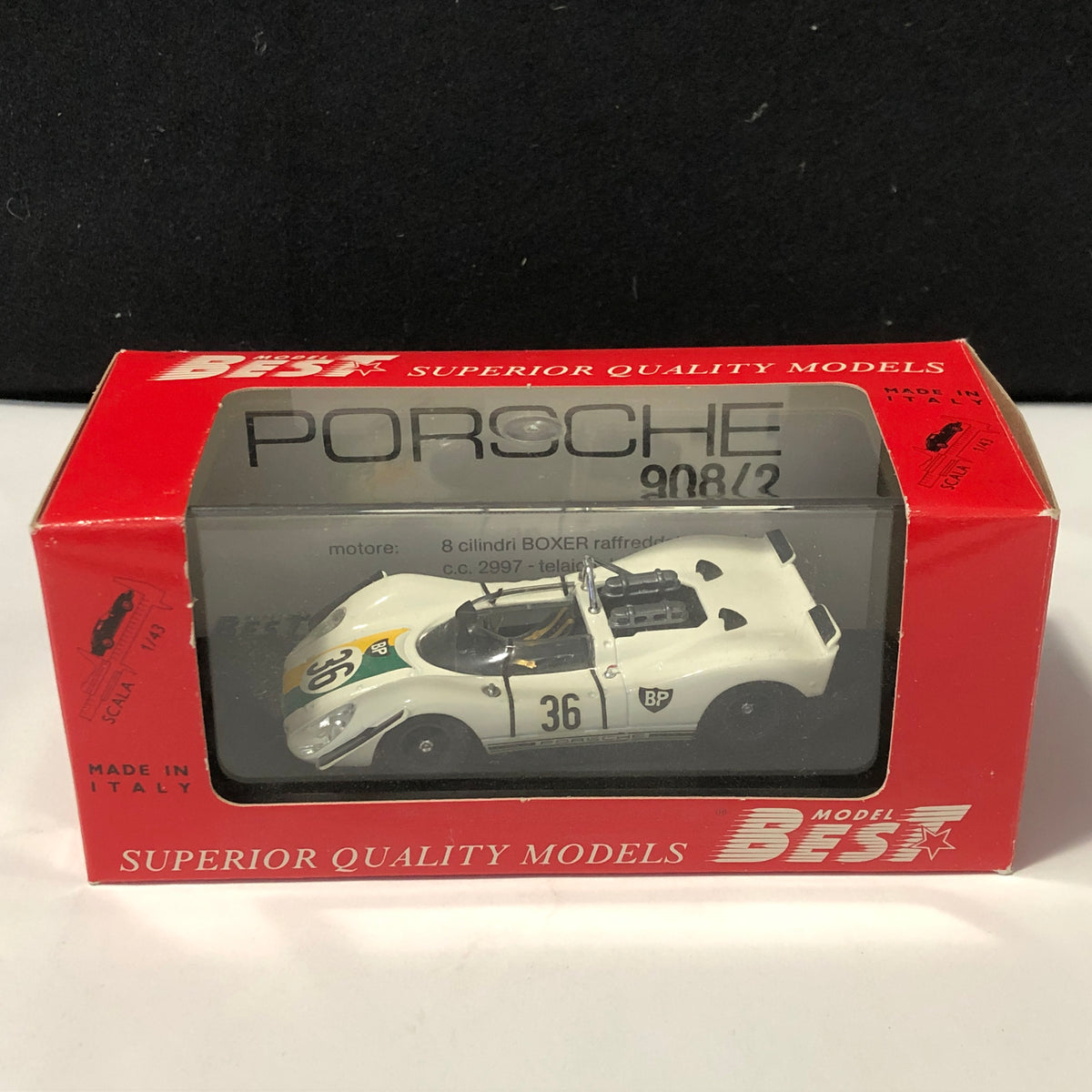 Porsche 908/2 1969 Zeltweg N 2 by Best 1:43 (9066)