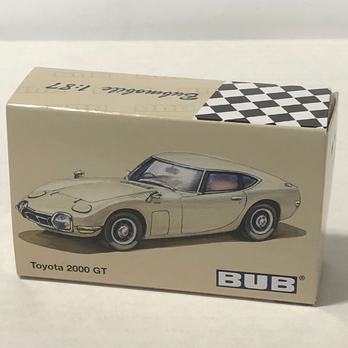 京商 TOYOTA 2000GT SCCA 1968 No.3 Toyota 2000 GT racing 1968 SCCA N 23 by Bub 1:87 (09052)(Ltd Ed