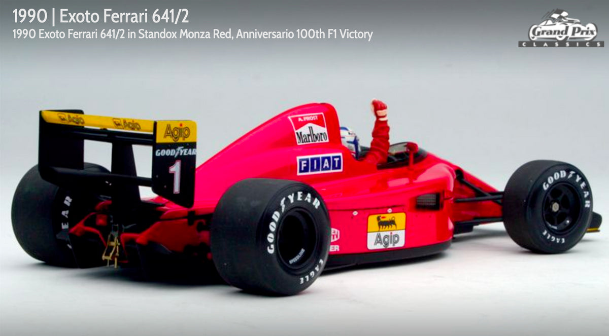 1990 Ferrari 641/2 Alain Prost Standox Monza Red by Exoto 1:18 (97105)