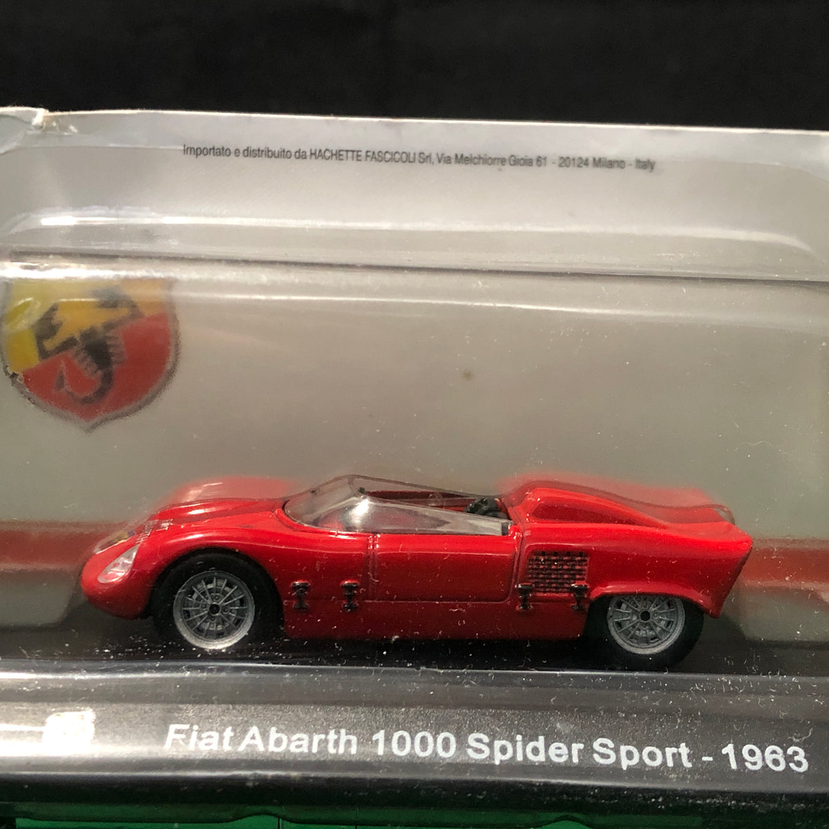Abarth Fiat 1000 Spider Sport 1963 by Hechette 1:43 (Abarth)