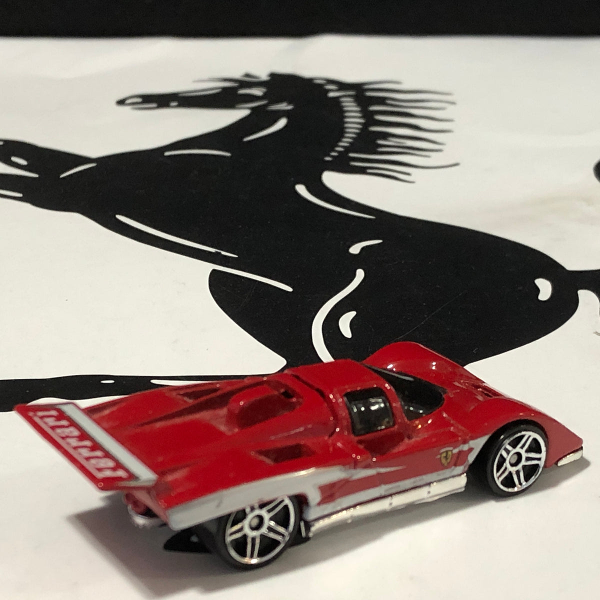 Ferrari 512M Red by HotWheels 1:64 (Chrome PR5)(P2415)(No box