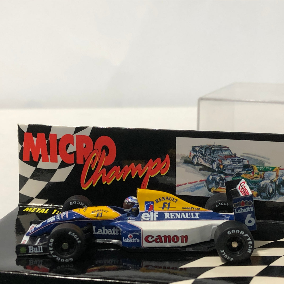 Williams FW14 F1 1991 N 6 R Patrese by Microchamps 1:64 (MCH651303)