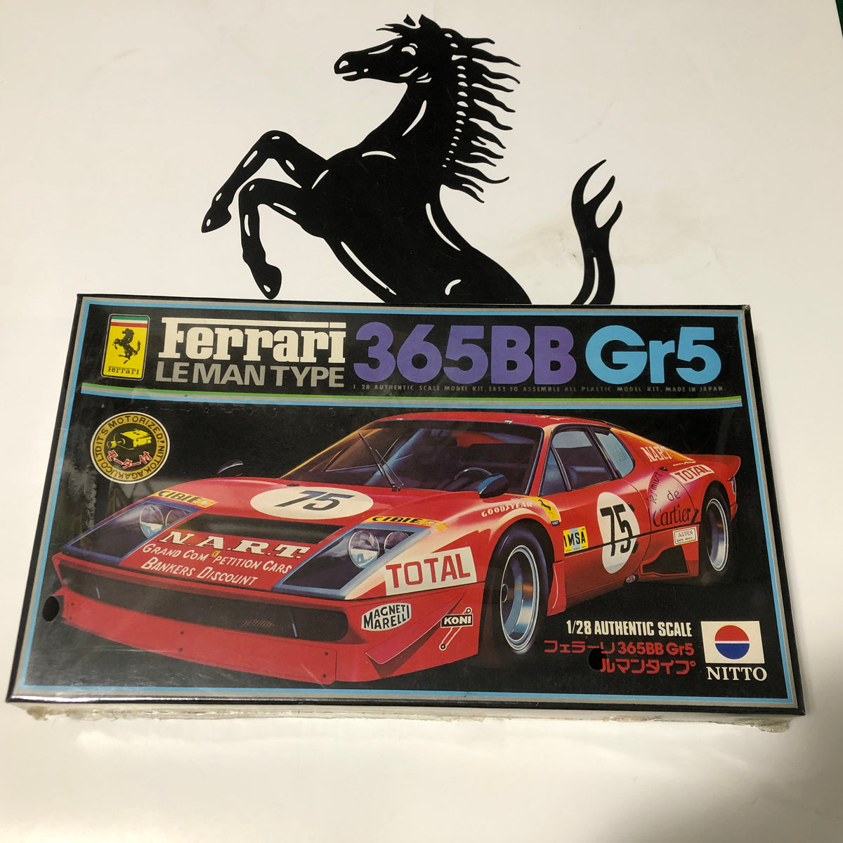 Ferrari 365GT4/BB 1/28スケール Ferrari 365 GT4 BB LM Motorized Kit by Nitto 1:28 (642) – Albaco