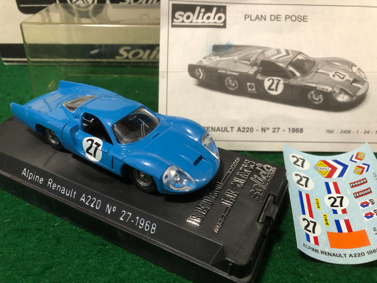 スパーク 1/43 アルピーヌ ルノー A220 1968 ル・マン24時間 Alpine Renault A220 1968 N 27 by Solido Retro Le Mans (2406