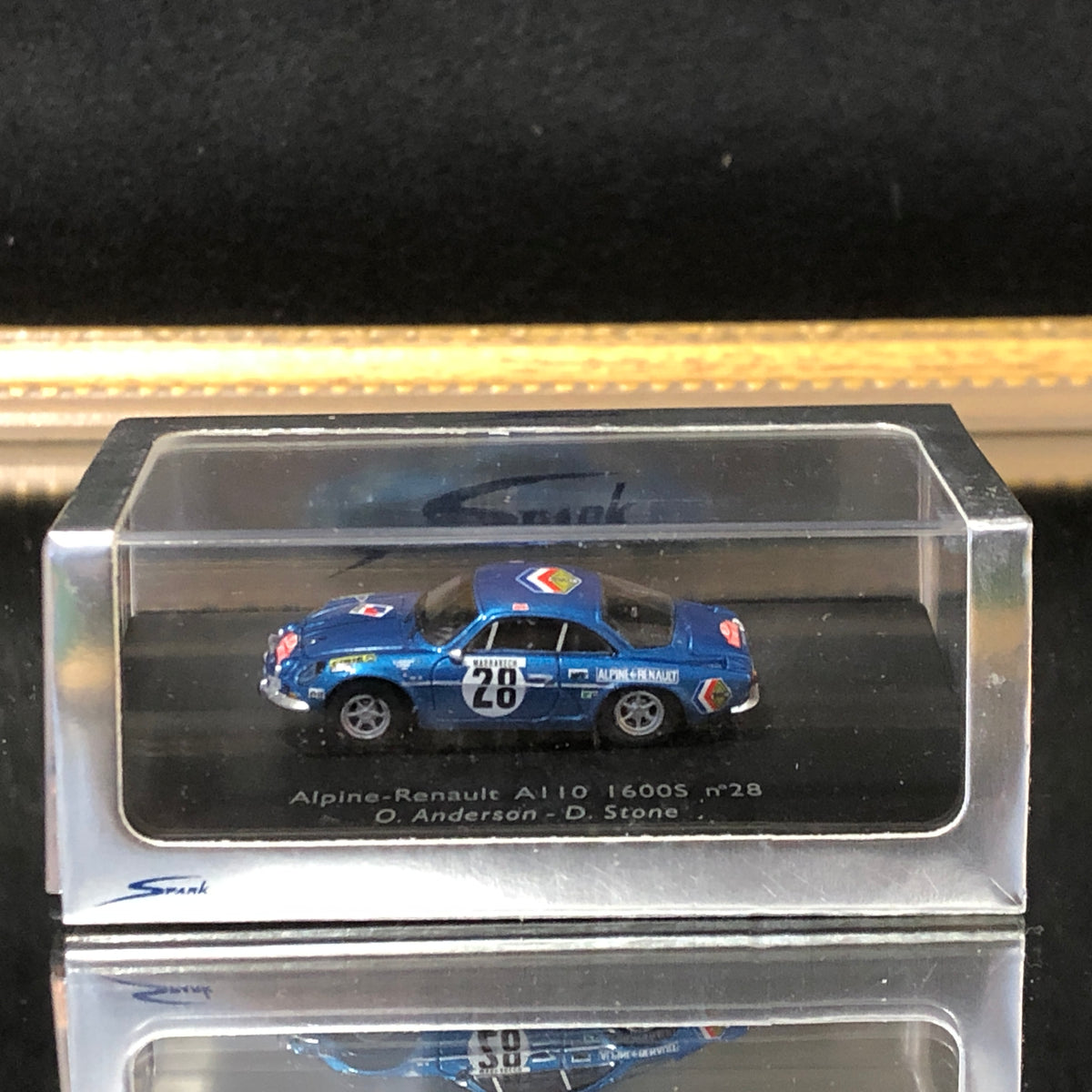 Alpine-Renault A110 1600S 1971 Monte Carlo Rallye N 28 O Anderson - D Stone  by Spark 1:87 (87S021)