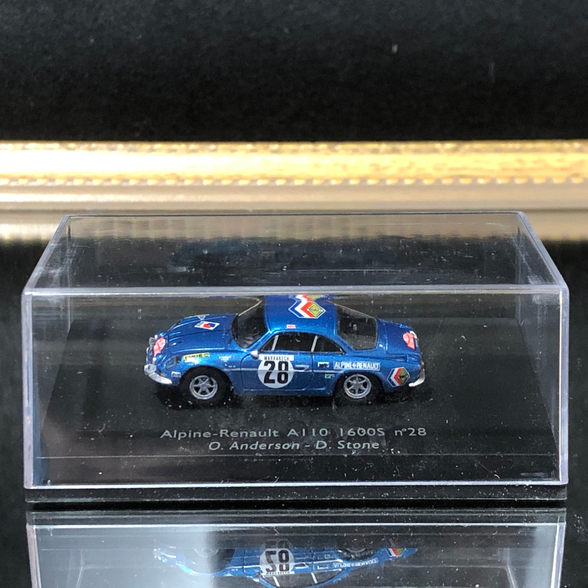 Alpine-Renault A110 1600S 1971 Monte Carlo Rallye N 28 O Anderson - D Stone  by Spark 1:87 (87S021)