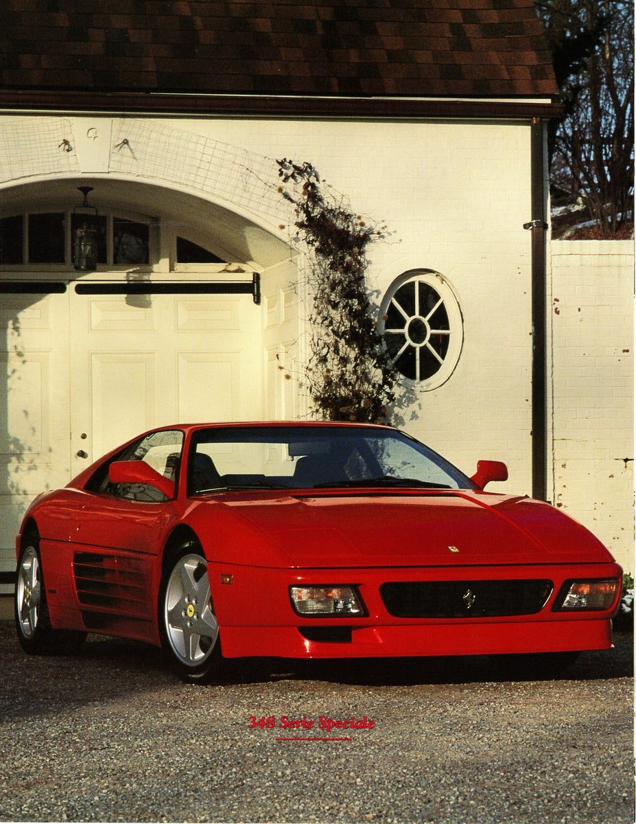 Ferrari 348 Serie Speciale Brochure – Albaco Collectibles
