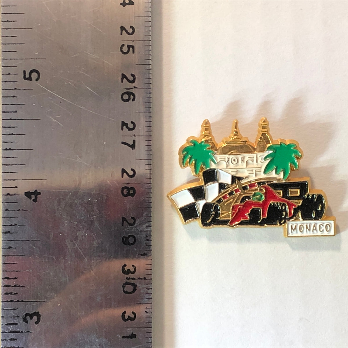 F1 Monaco Grand Prix Vintage Lapel Pin