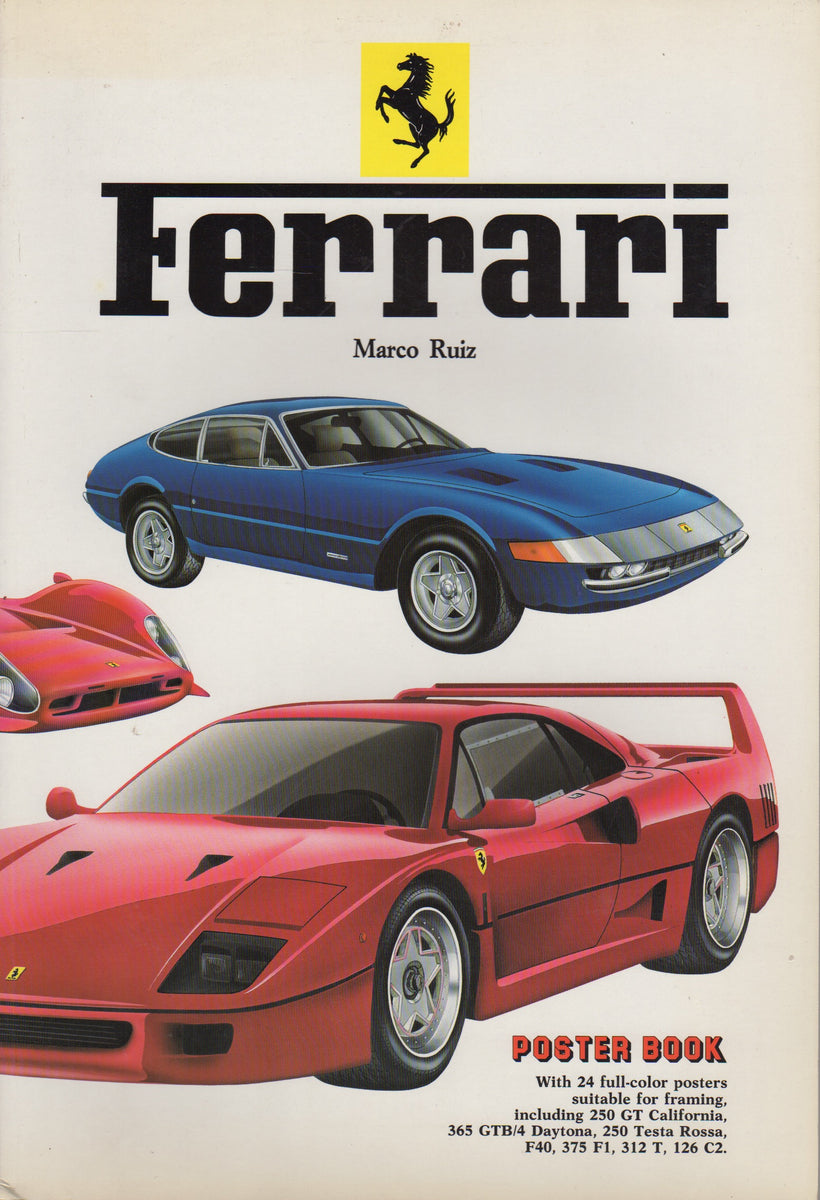 Ferrari F50 Red Car Poster, Car Posters