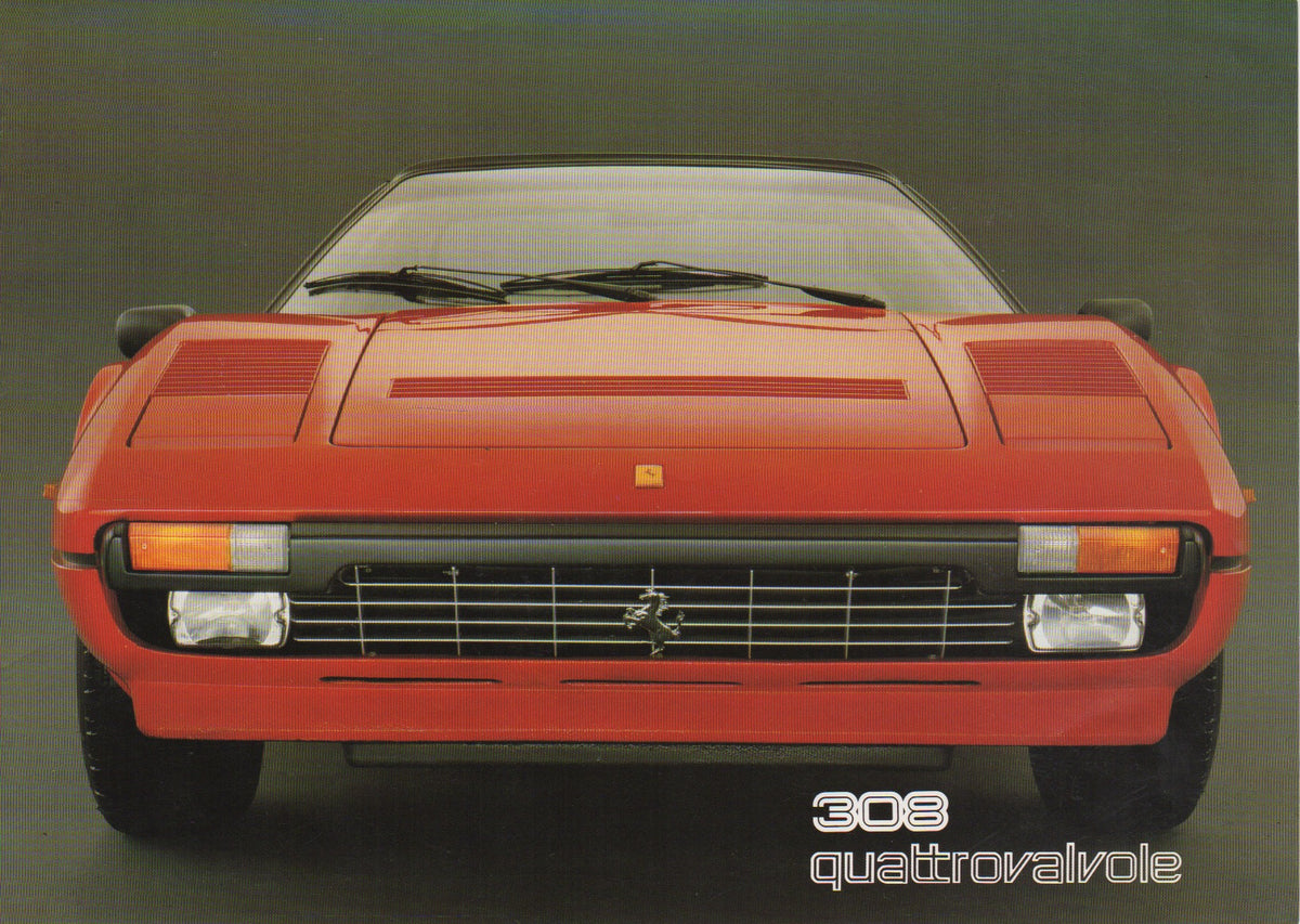 Ferrari 308 QuattrovalvoleBrochure (245/82 - 6M/2/84) – Albaco