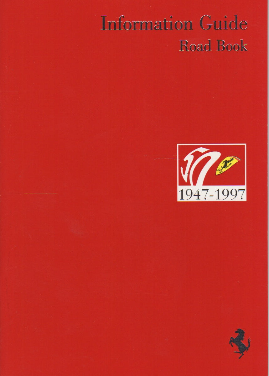 Ferrari 1947-1997 50 Years Celebration Information Guide (1215/97