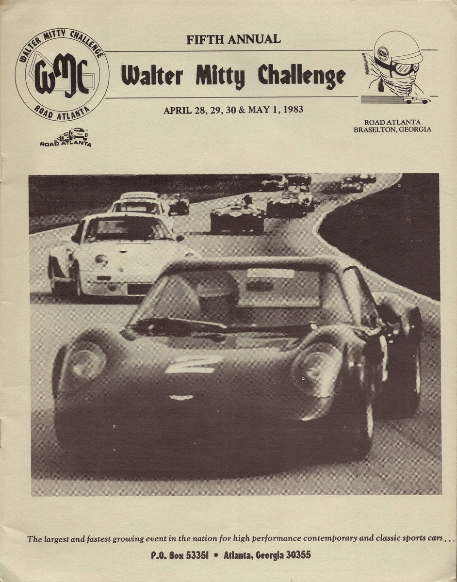 Walter Mitty Challenge 1983 Road Atlanta Program – Albaco Collectibles