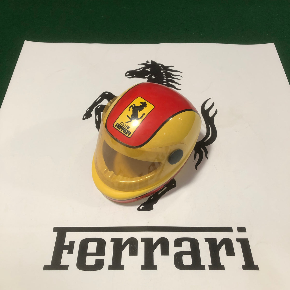 Ceramic Helmet Ashtray - Club Ferrari Italia – Albaco Collectibles