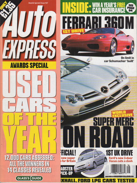 Auto Express Issue 1 Auto Express Magazine, awards special – Albaco Collectibles