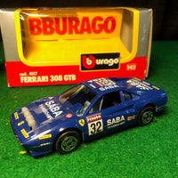 Mi colección de autos a escala.: 1975 Ferrari 308 GTB Rally Burago Made Mi colección de autos a escala.: 1975 Ferrari 308 GTB Rally Burago Made