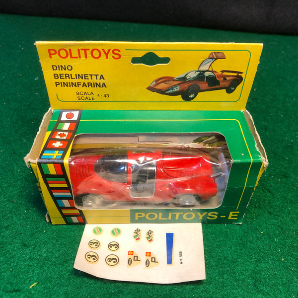 Politoys 589 I Ferrari Dino 206 S Berlinetta Competizione Pininfarina - 1/43
