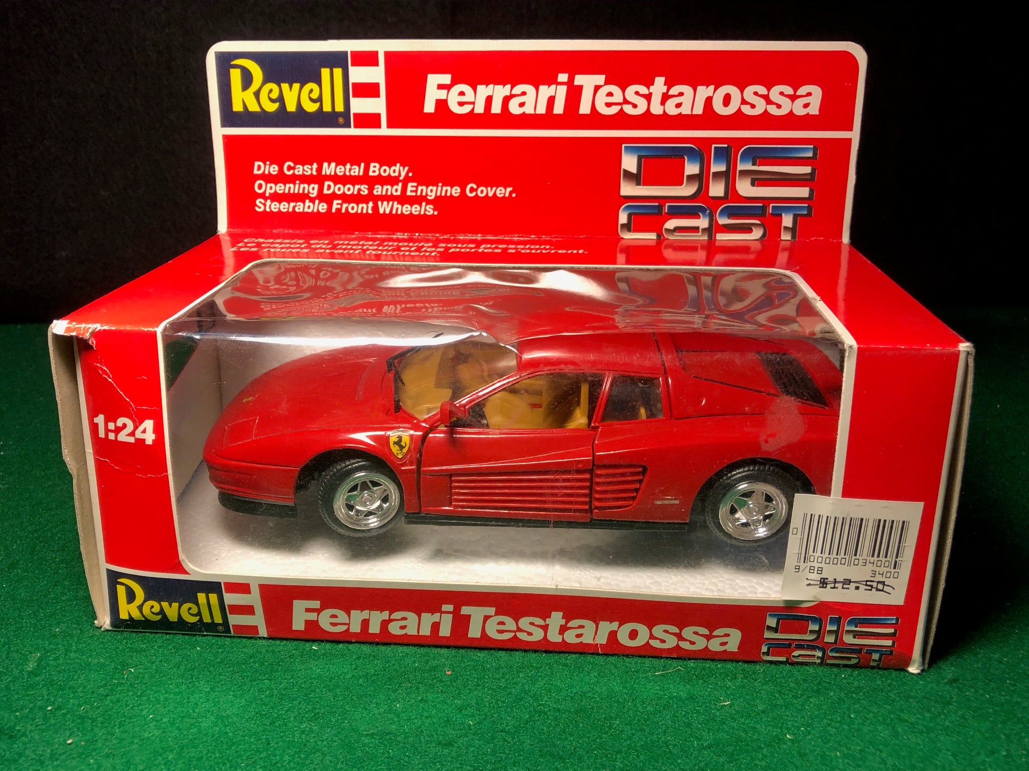 Rosso Corporation Ferrari Testarossa 512TR 1/24 Scale Model