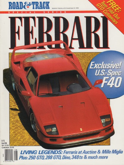 FERRARI THE LEGEND ON THE ROAD, BRIAN LABAN NEW 2000