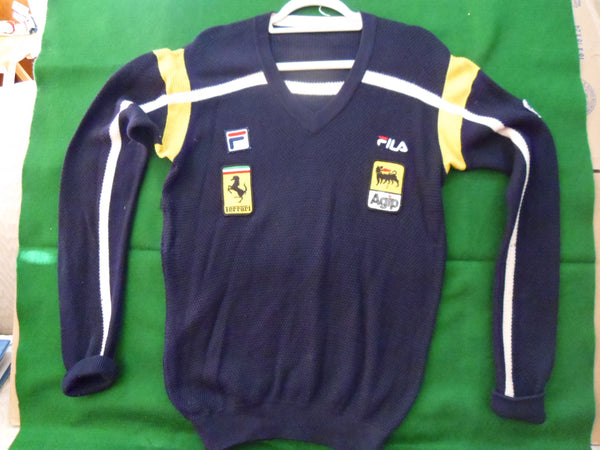 ferrari_f1_team_sweater_navy_v-neck_fila/agip_w/white_&_yellow_stripes_(225)-1_at_albaco.com