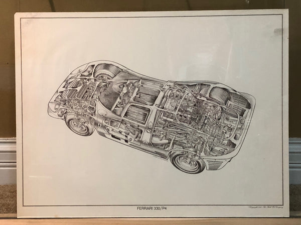 ferrari_330/p4_ford_mk_iv_chaparral_2f_-_cutaway_3_poster_set_-_issued_by_shell-1_at_albaco.com